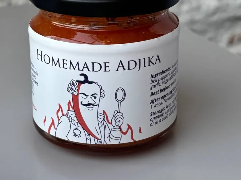 Homemade adjika (jar 200 ml)