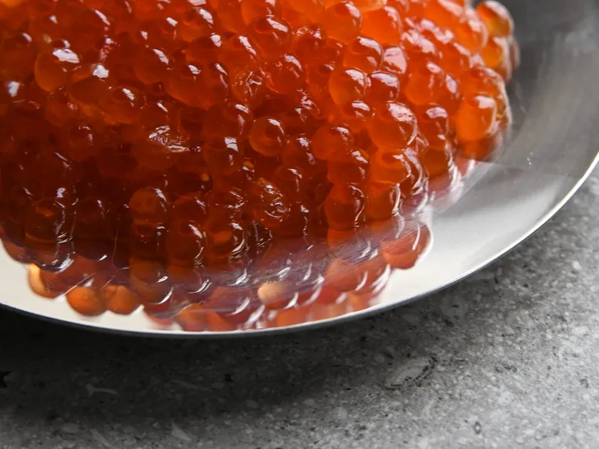 Wild keta caviar 125 g (fresh, shock frozen)