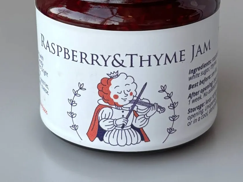 Raspberry & thyme jam (jar 200 ml)